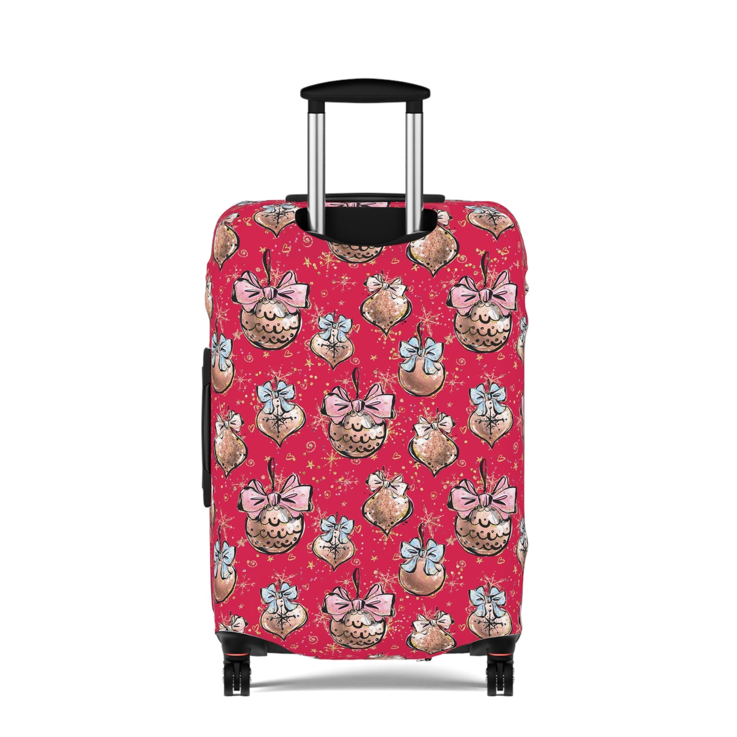 Luggage Cover, Christmas, Baubles