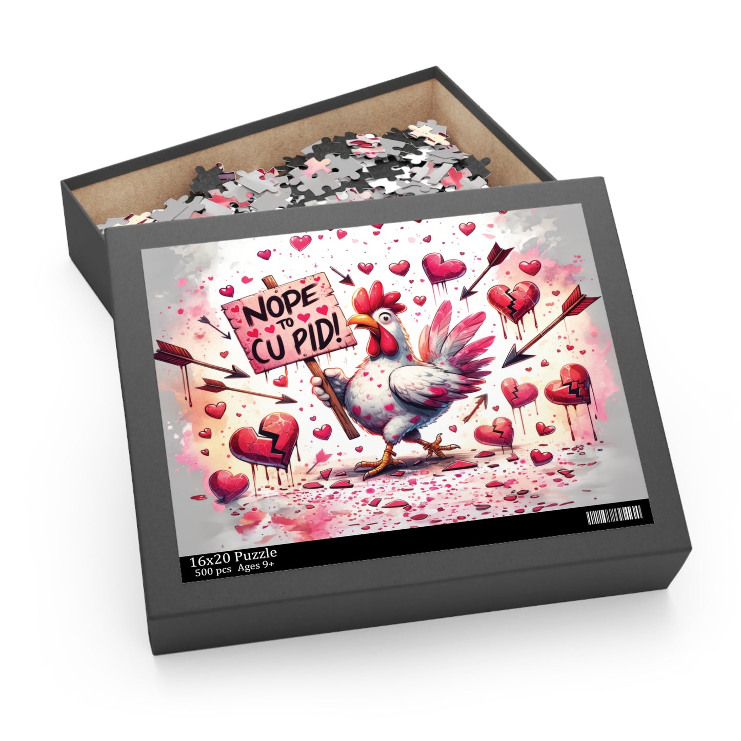 Personalised/Non-Personalised Puzzle, Chicken/Rooster (120, 252, 500-Piece)