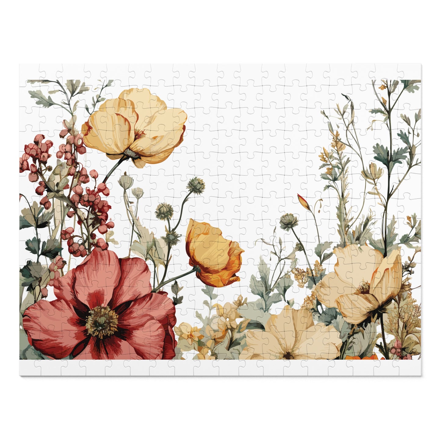 Jigsaw Puzzle, Floral, Personalised/Non-Personalised (30, 110, 252, 500,1000-Piece)