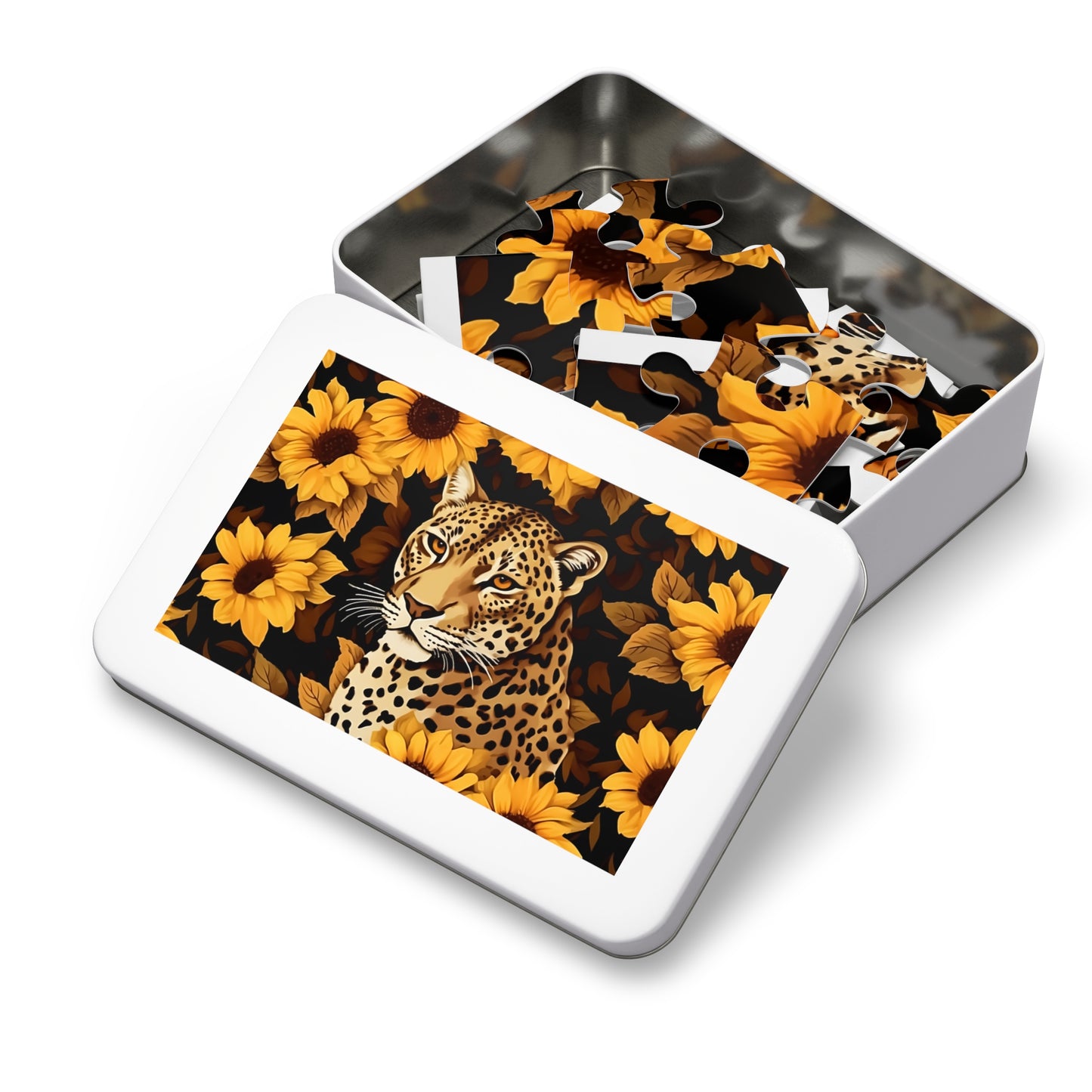 Jigsaw Puzzle, Leopard, Personalised/Non-Personalised (30, 110, 252, 500,1000-Piece)