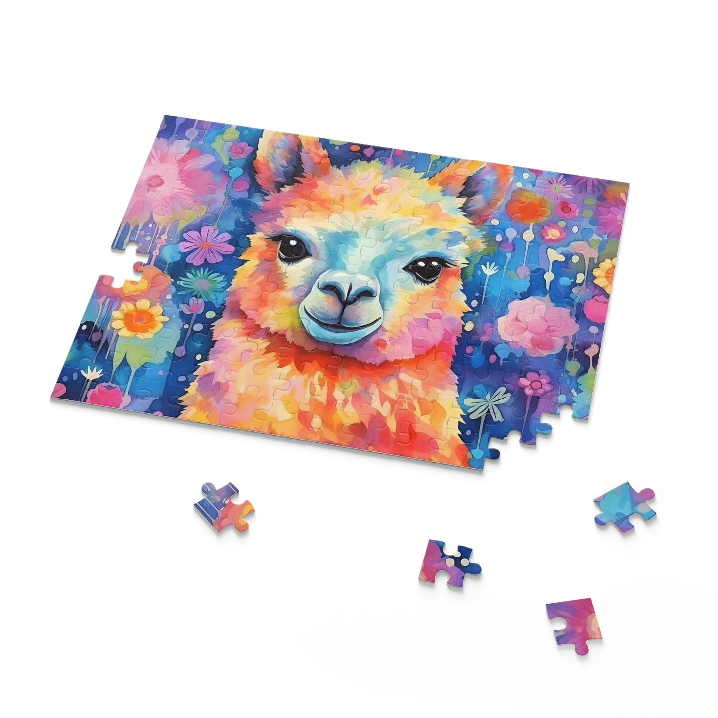 Personalised/Non-Personalised Puzzle, Llama (120, 252, 500-Piece)