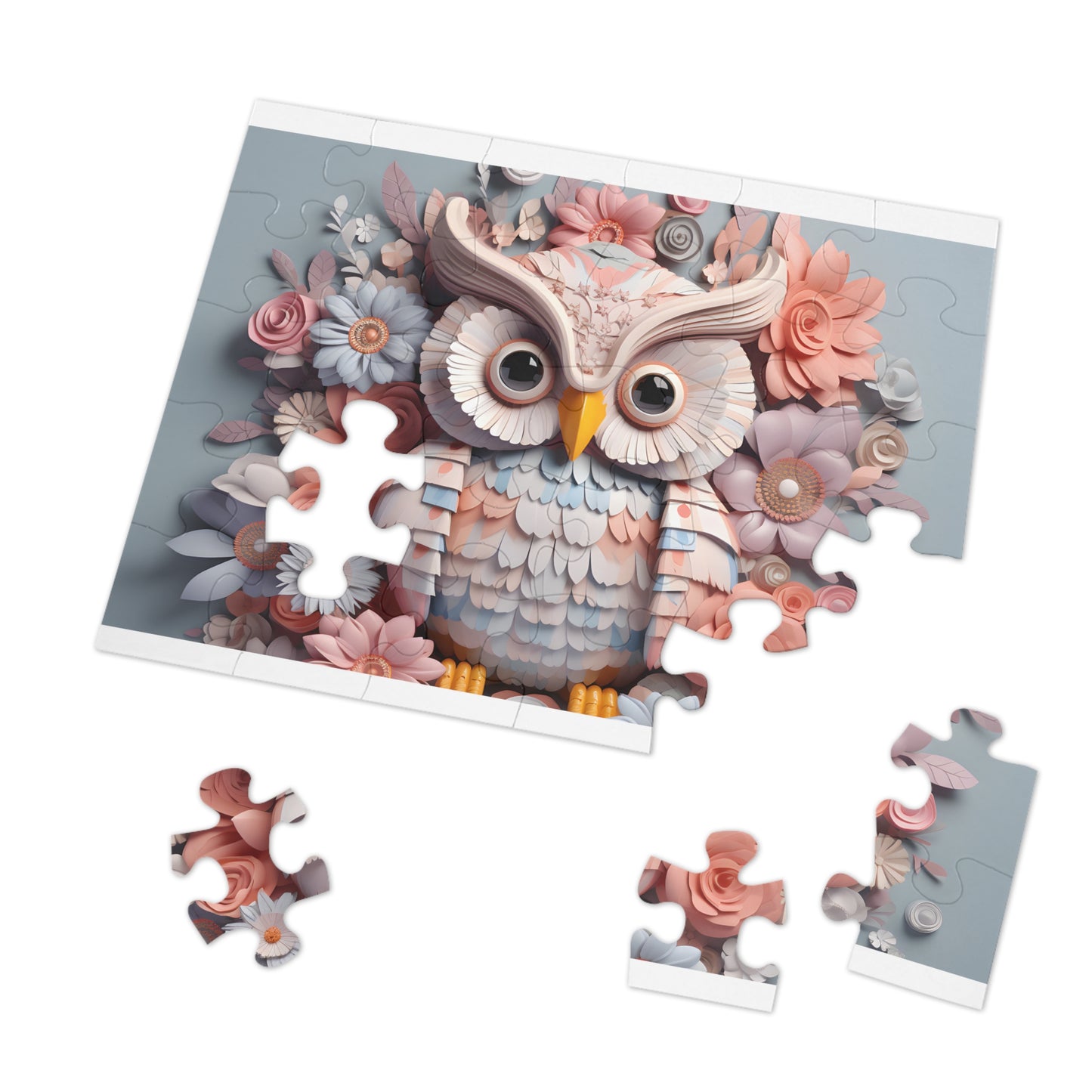 Jigsaw Puzzle, Owl, Personalised/Non-Personalised (30, 110, 252, 500,1000-Piece)