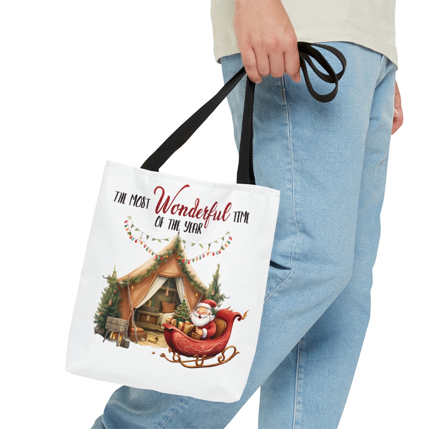 Tote Bag, Christmas, Camper