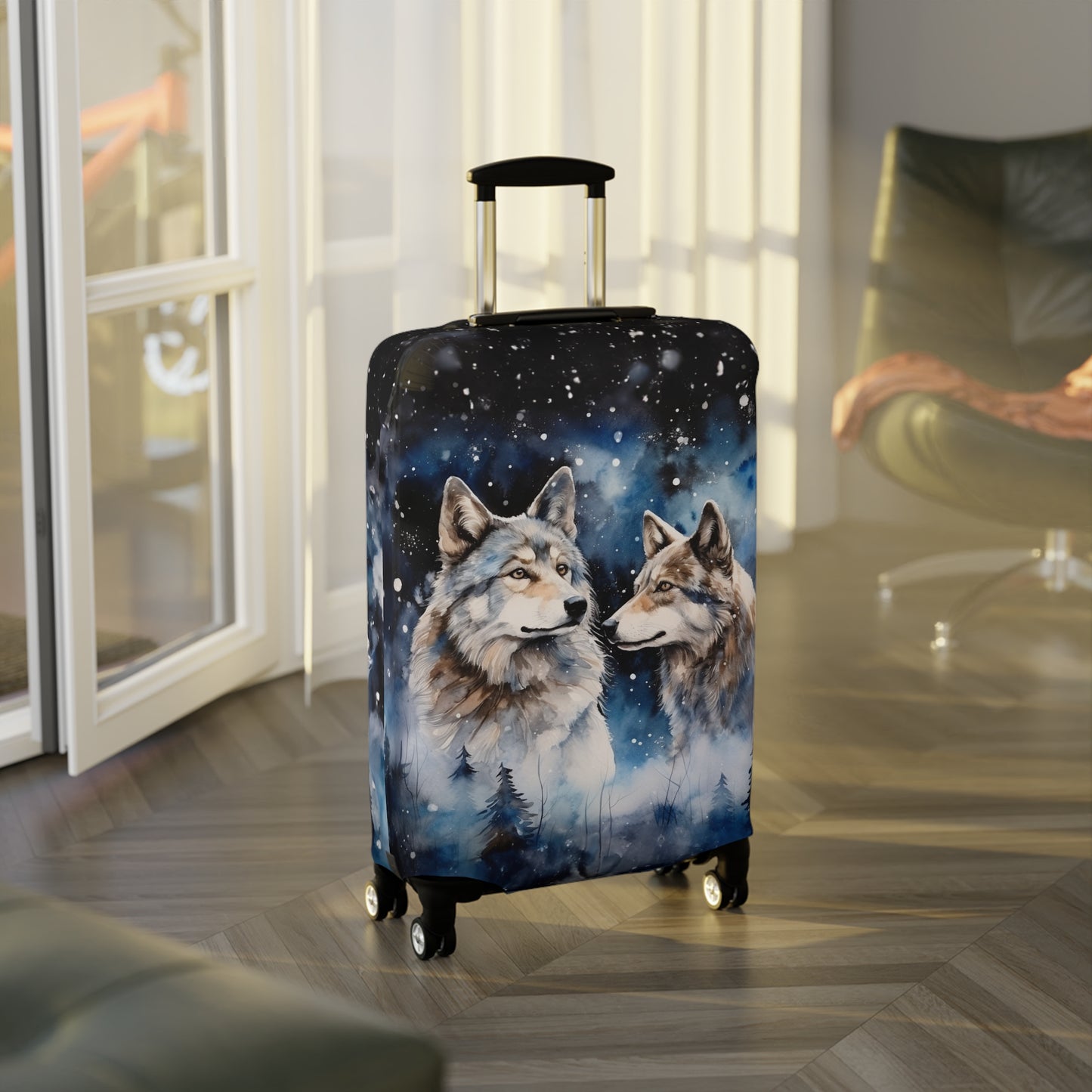 Luggage Cover, Wolves, awd-550