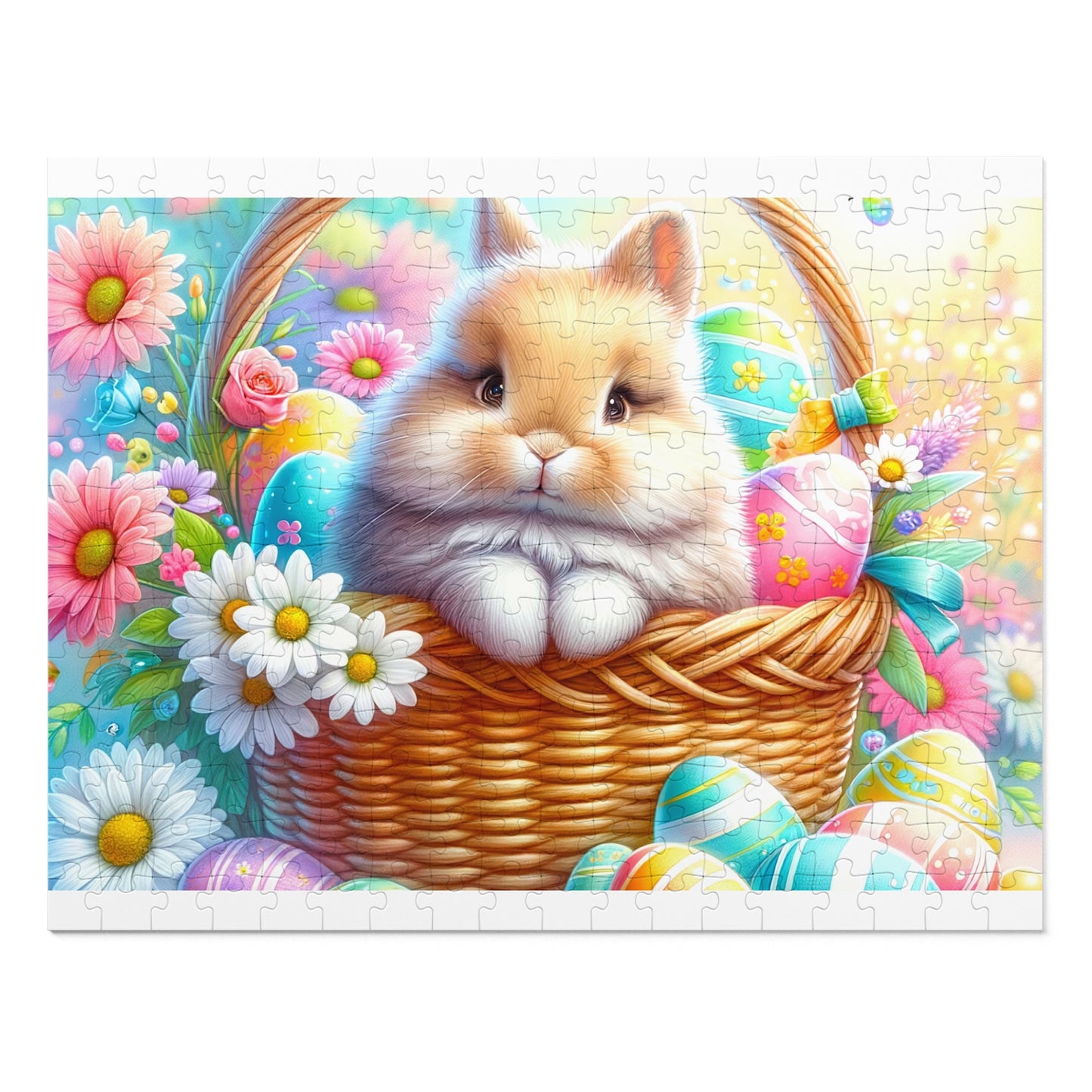 Puzzle, Easter, Rabbit, Personalised/Non-Personalised (30, 110, 252, 500,1000-Piece) awd-621