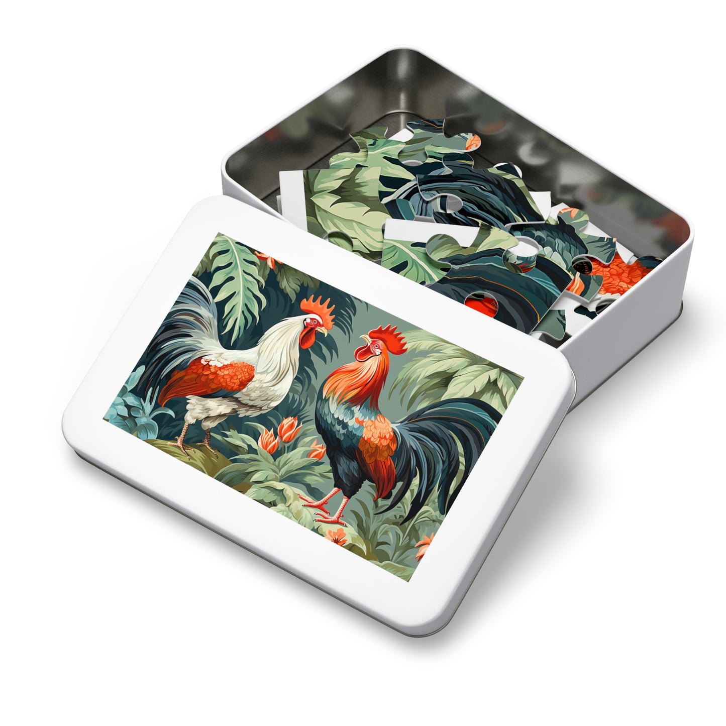 Jigsaw Puzzle, Chicken/Rooster, Personalised/Non-Personalised (30, 110, 252, 500,1000-Piece)