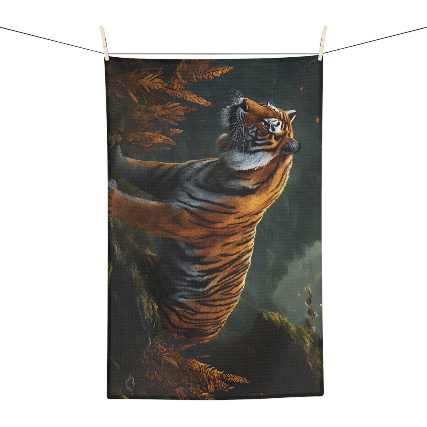 Microfiber Tea Towel Tiger