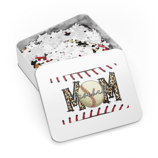 Puzzle, Baseball Mom, Personalised/Non-Personalised (30, 110, 252, 500,1000-Piece) awd-608