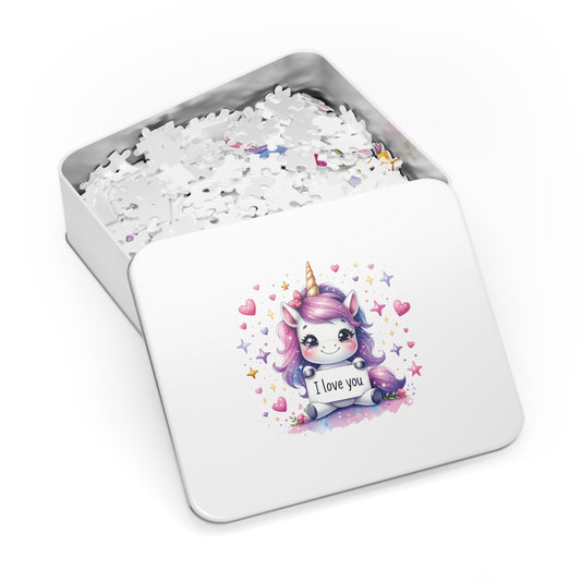 Jigsaw Puzzle, Unicorn, Personalised/Non-Personalised (30, 110, 252, 500,1000-Piece)