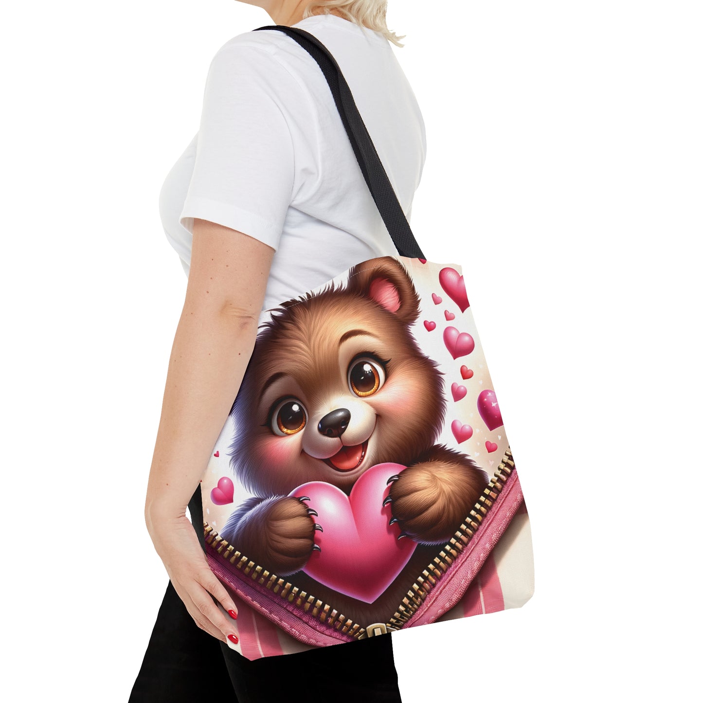 Tote Bag, Bear, Personalised/Non-Personalised Tote bag