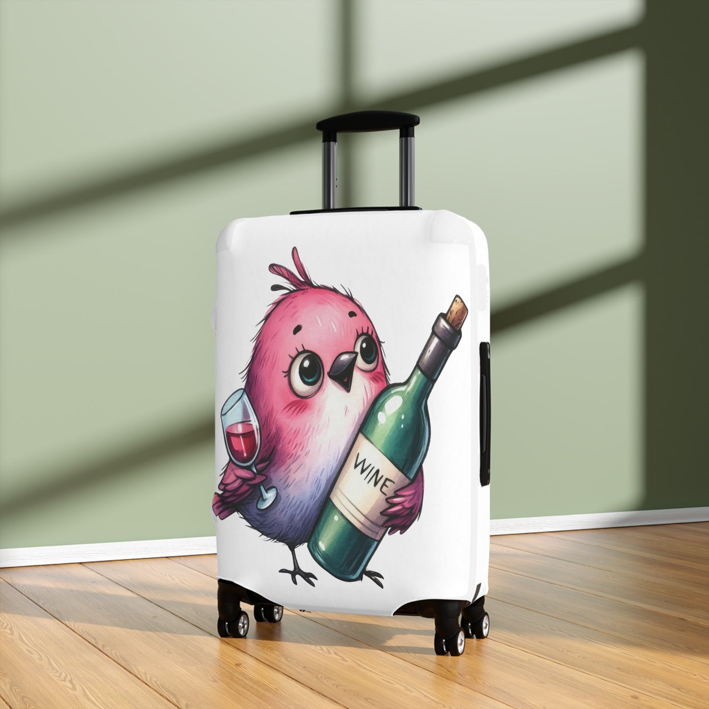 Luggage Cover, Cute Bird, awd-1646