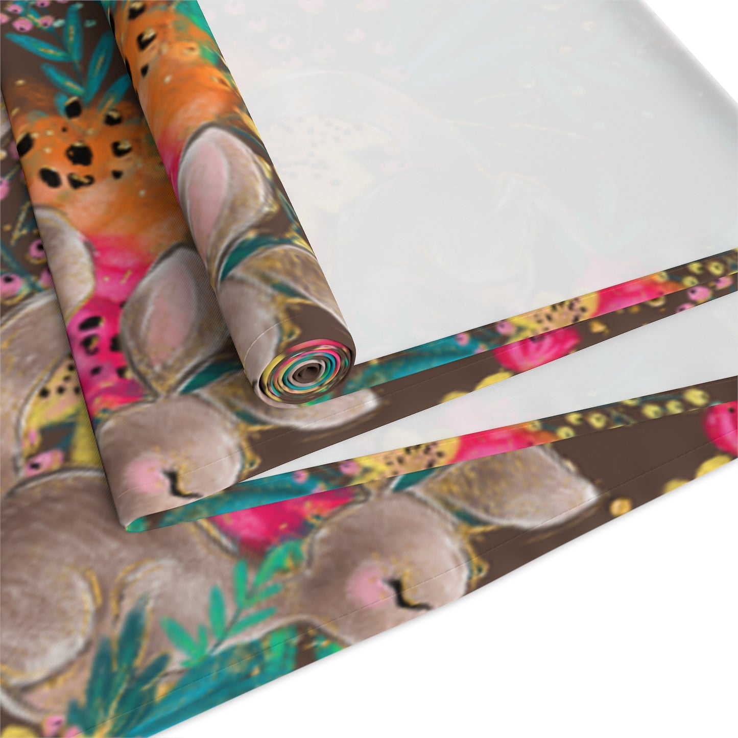 Australian Kangaroo Table Runner, Cotton Twill and Poly Available