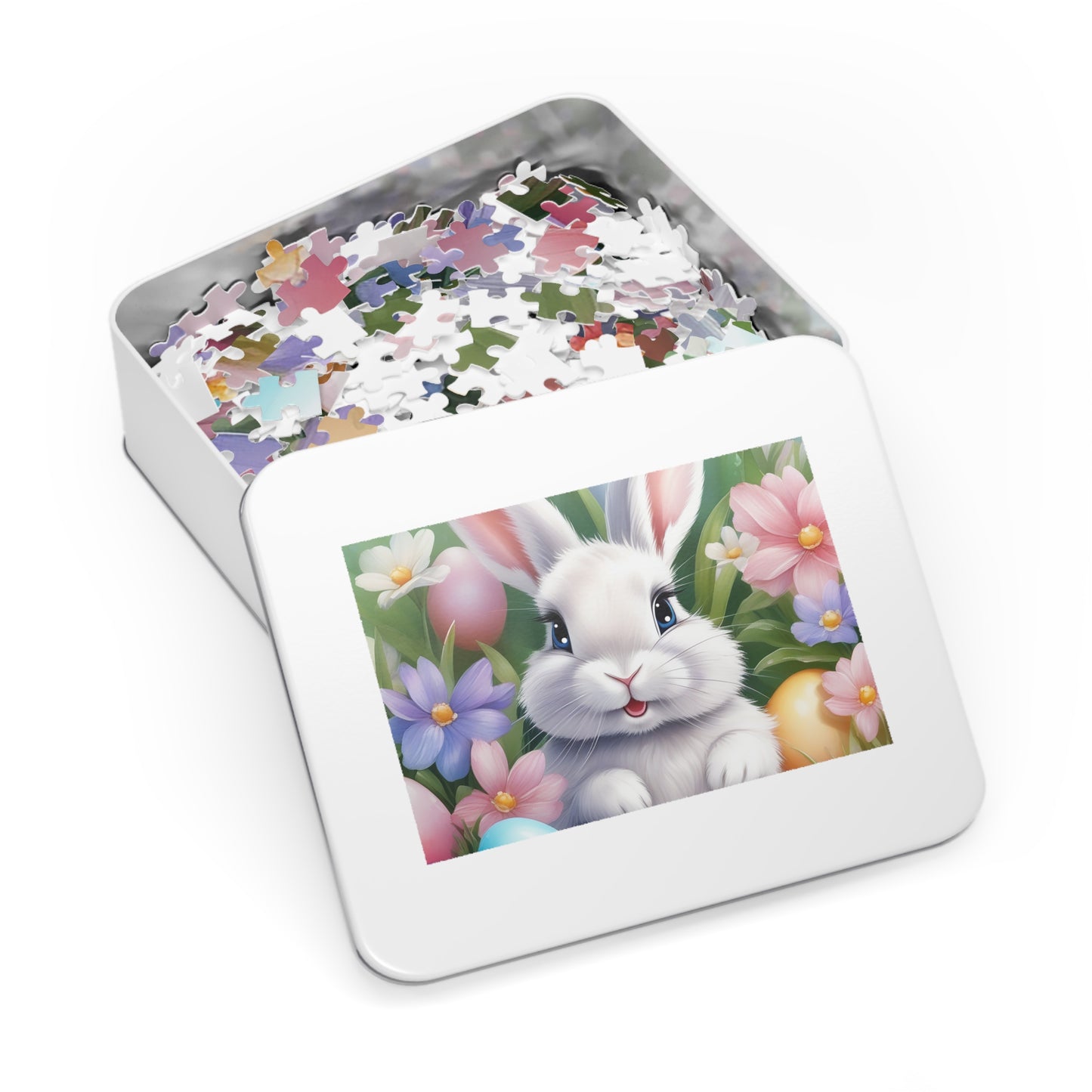 Puzzle, Easter, Rabbit, Personalised/Non-Personalised (30, 110, 252, 500,1000-Piece) awd-648