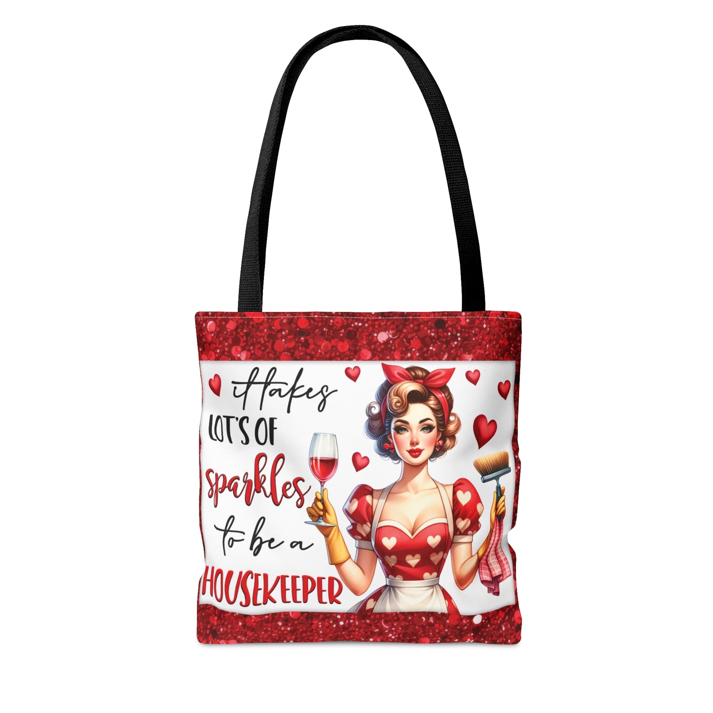 Tote Bag, Retro, It takes alot of Sparkles to be a Housekeeper