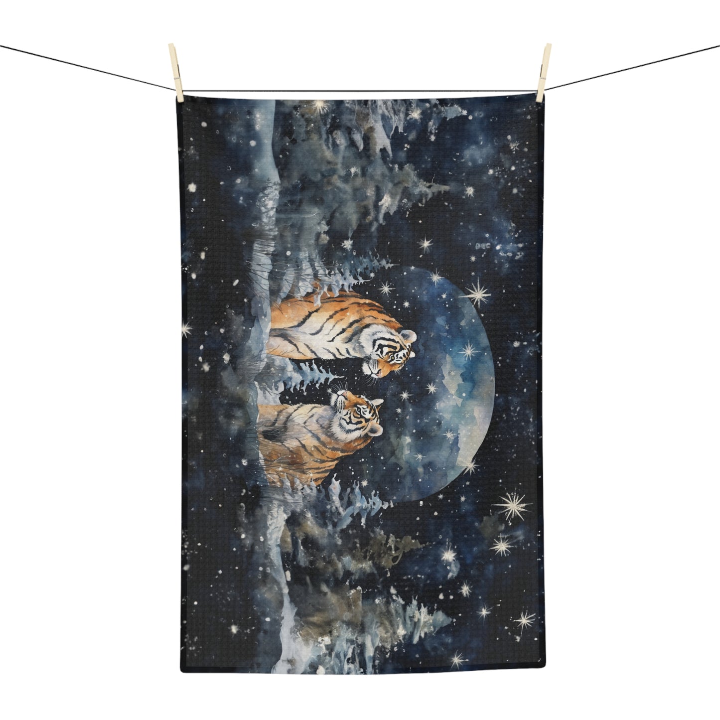 Microfiber Tea Towel Tigers