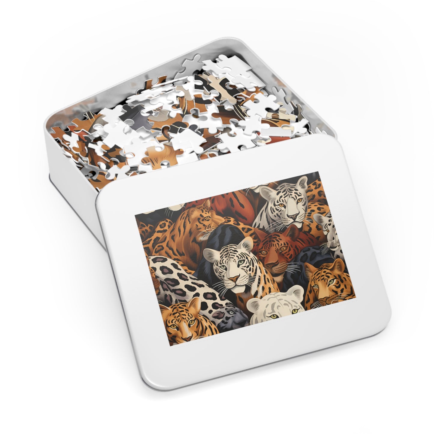 Jigsaw Puzzle, Leopard, Personalised/Non-Personalised (30, 110, 252, 500,1000-Piece)