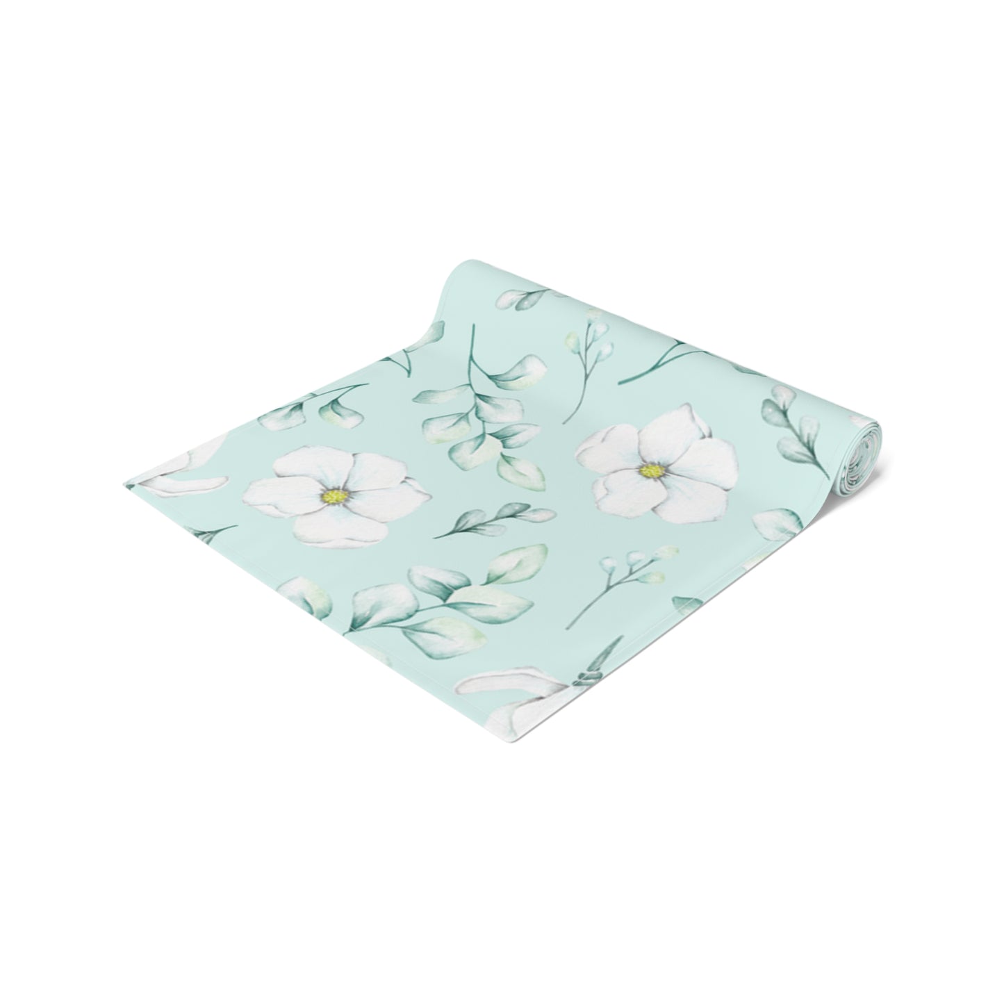 Floral Table Runner, Cotton Twill and Poly Available