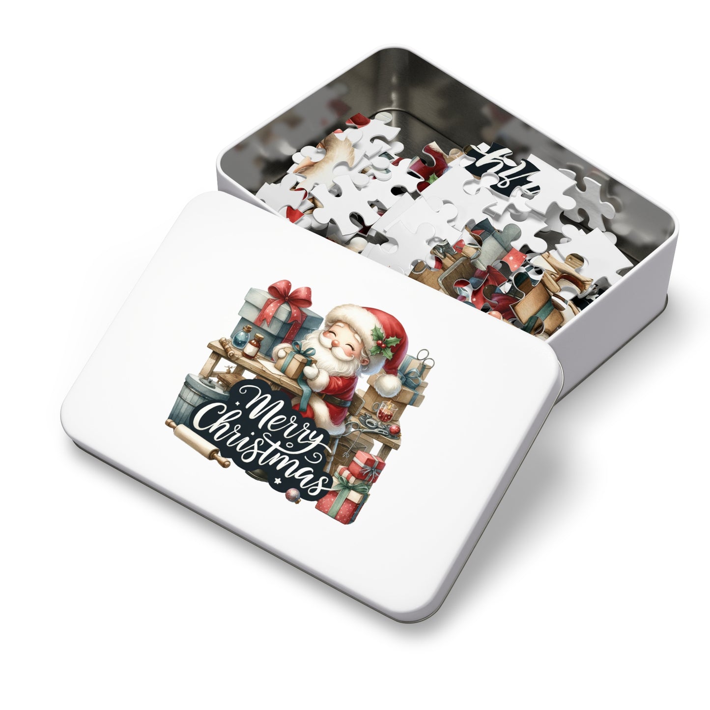 Jigsaw Puzzle, Christmas, Santa, Personalised/Non-Personalised (30, 110, 252, 500,1000-Piece)