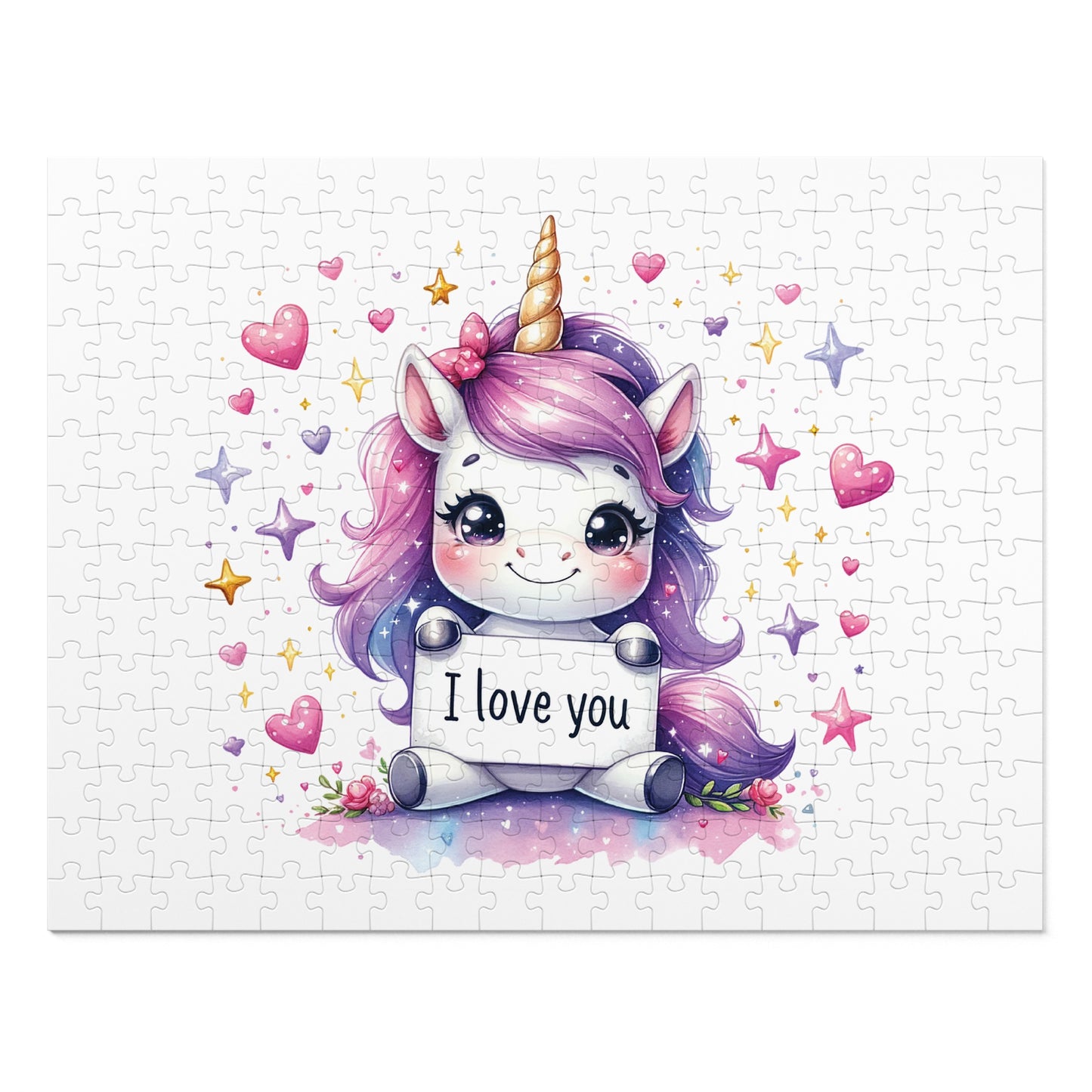 Jigsaw Puzzle, Unicorn, Personalised/Non-Personalised (30, 110, 252, 500,1000-Piece)