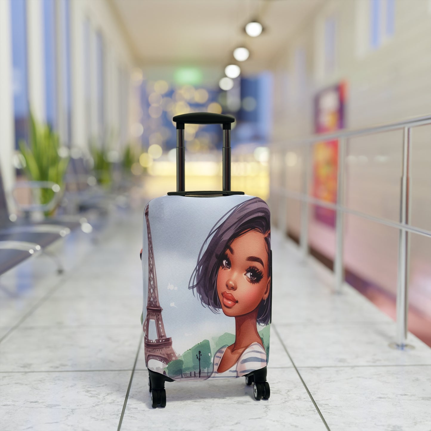 Luggage Cover, Just a Girl Who loves Travelling, awd-2102