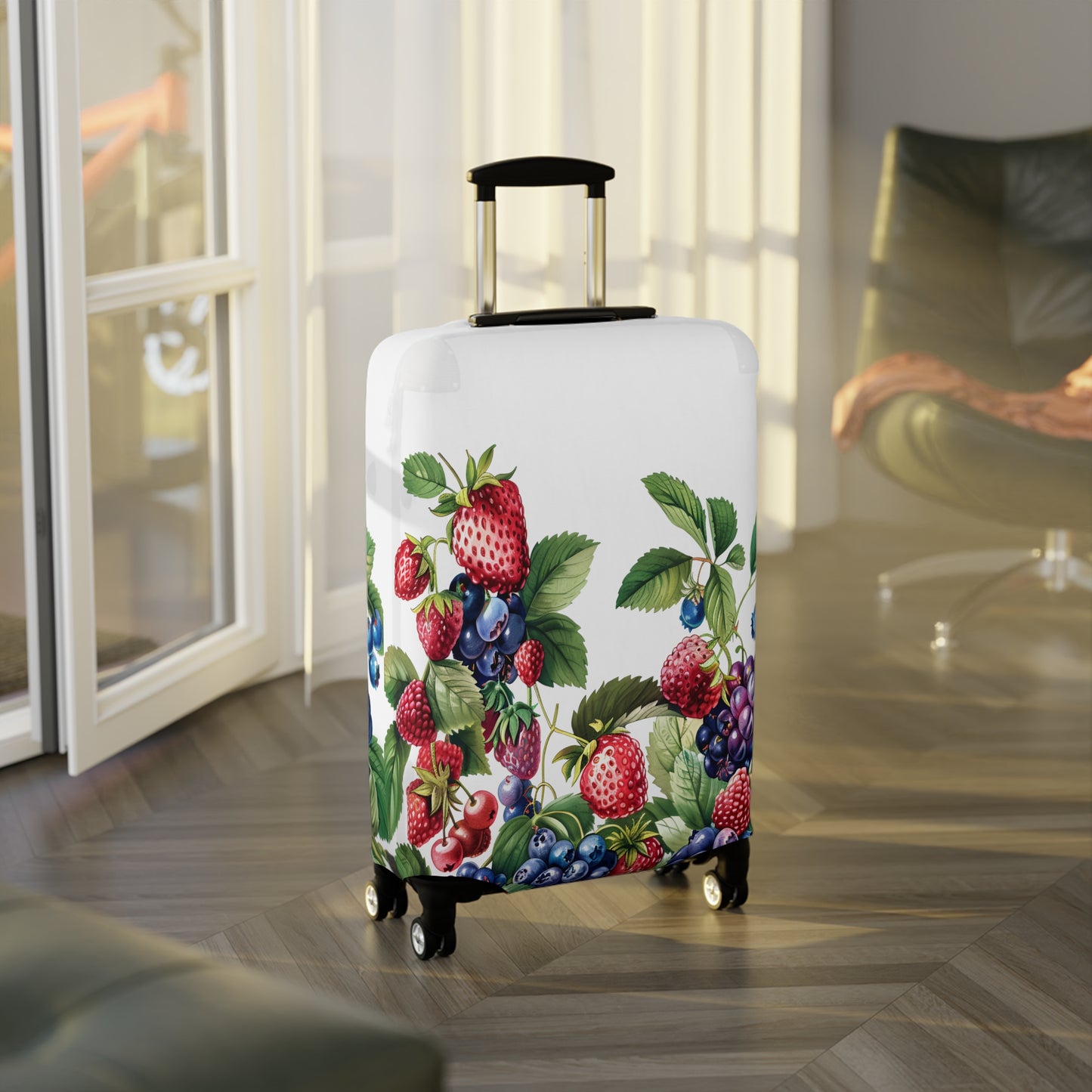 Luggage Cover, Floral, Fruit, awd-3040