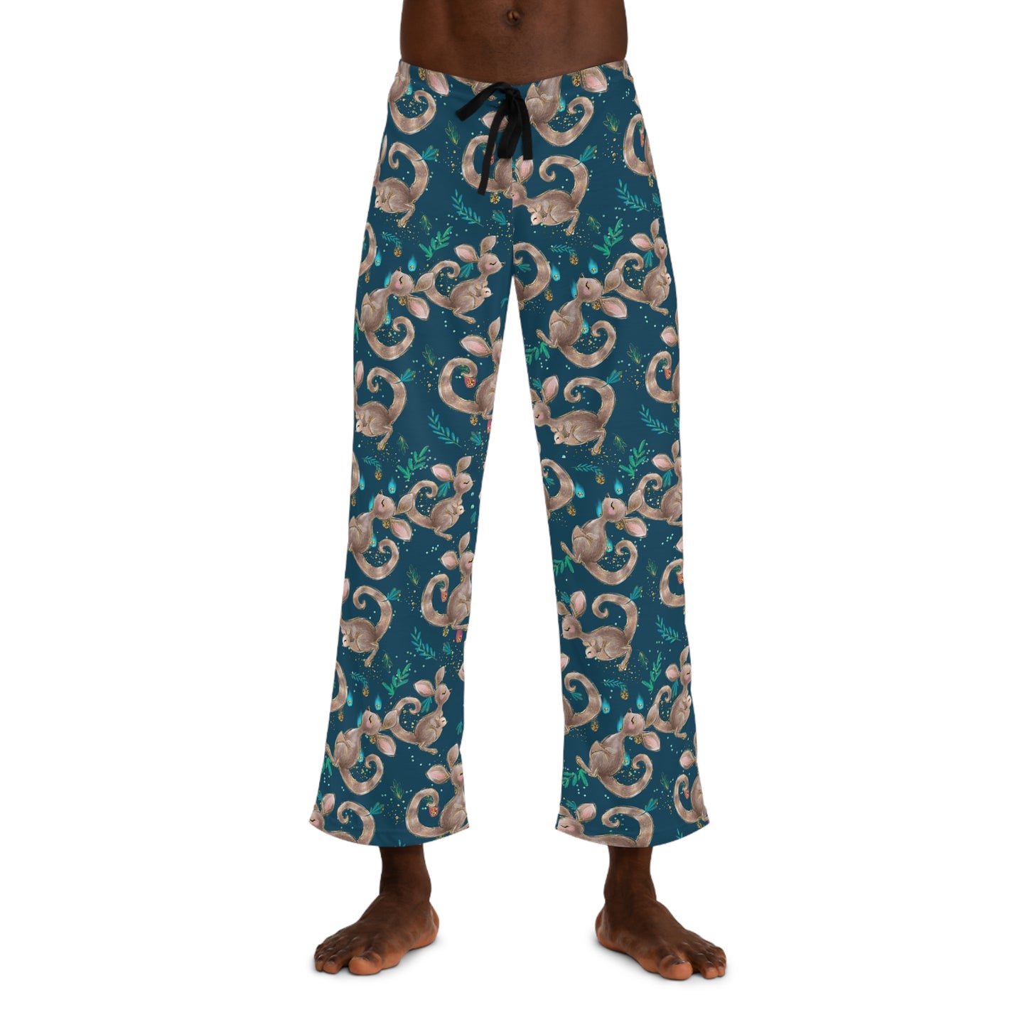 Men's Pyjama Pants, Australian Animals, Sleepwear Bottoms