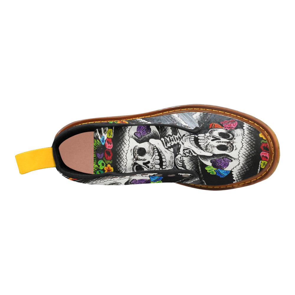 skull Martin Boots For Women Model 1203H