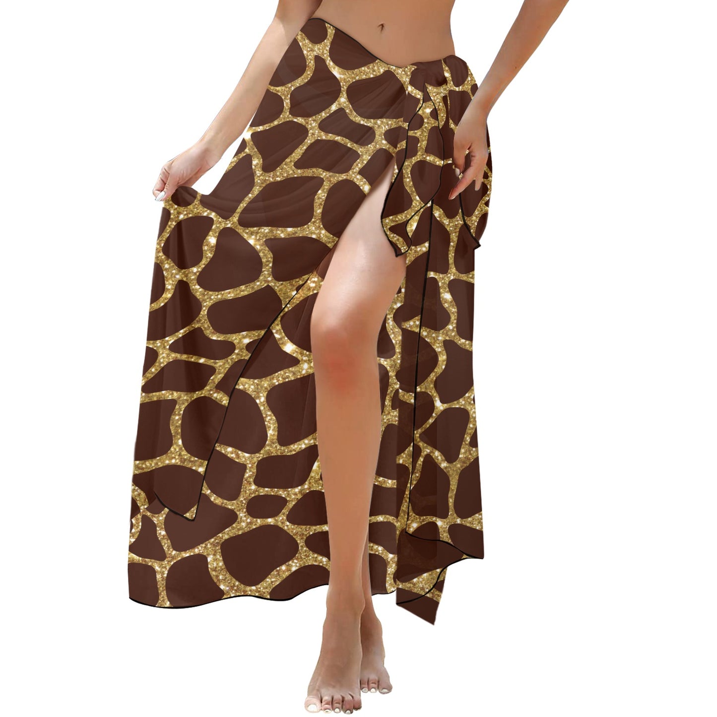 Animal print 6 Long Beach Sarong Wrap