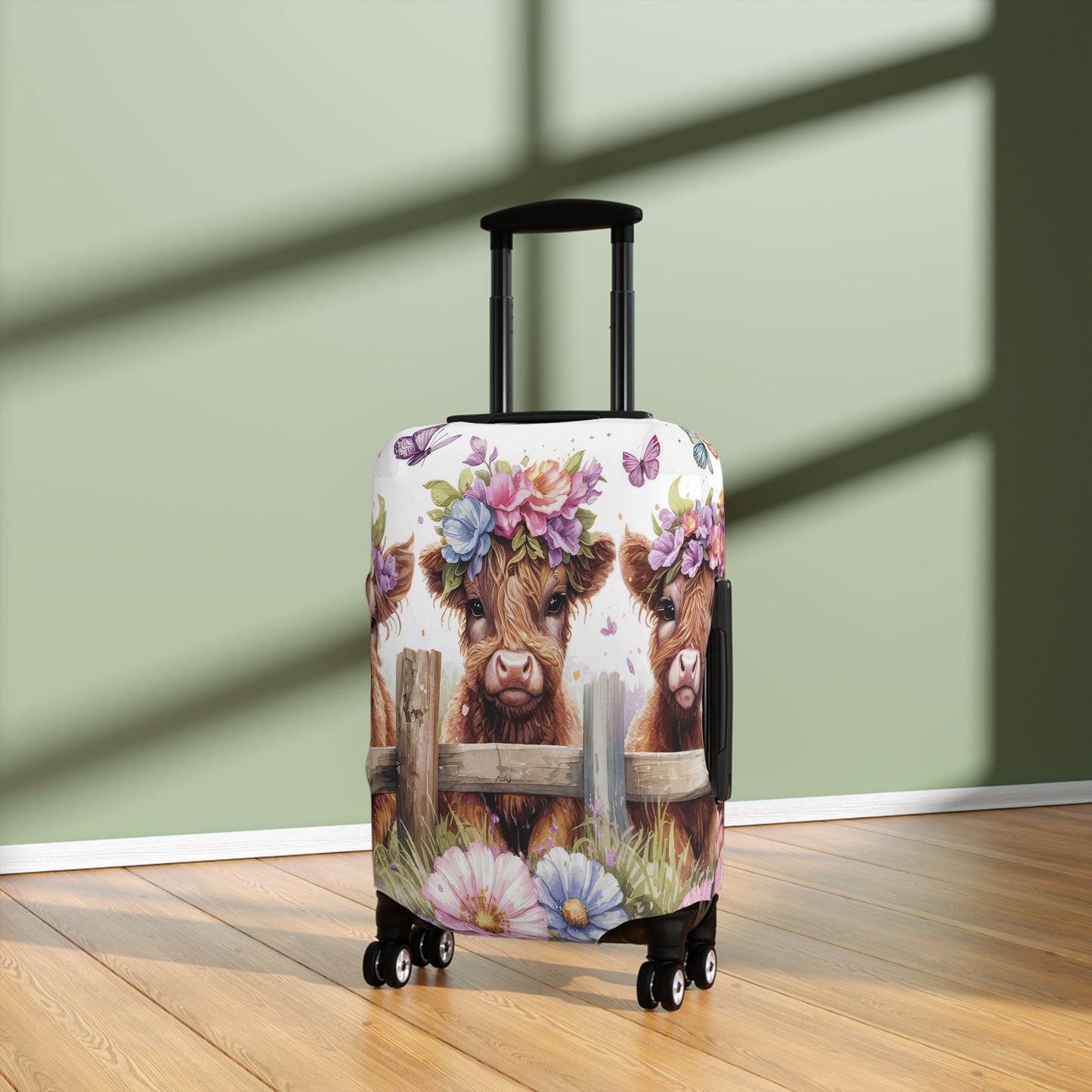 Luggage Cover, Highland Cow, awd-1764