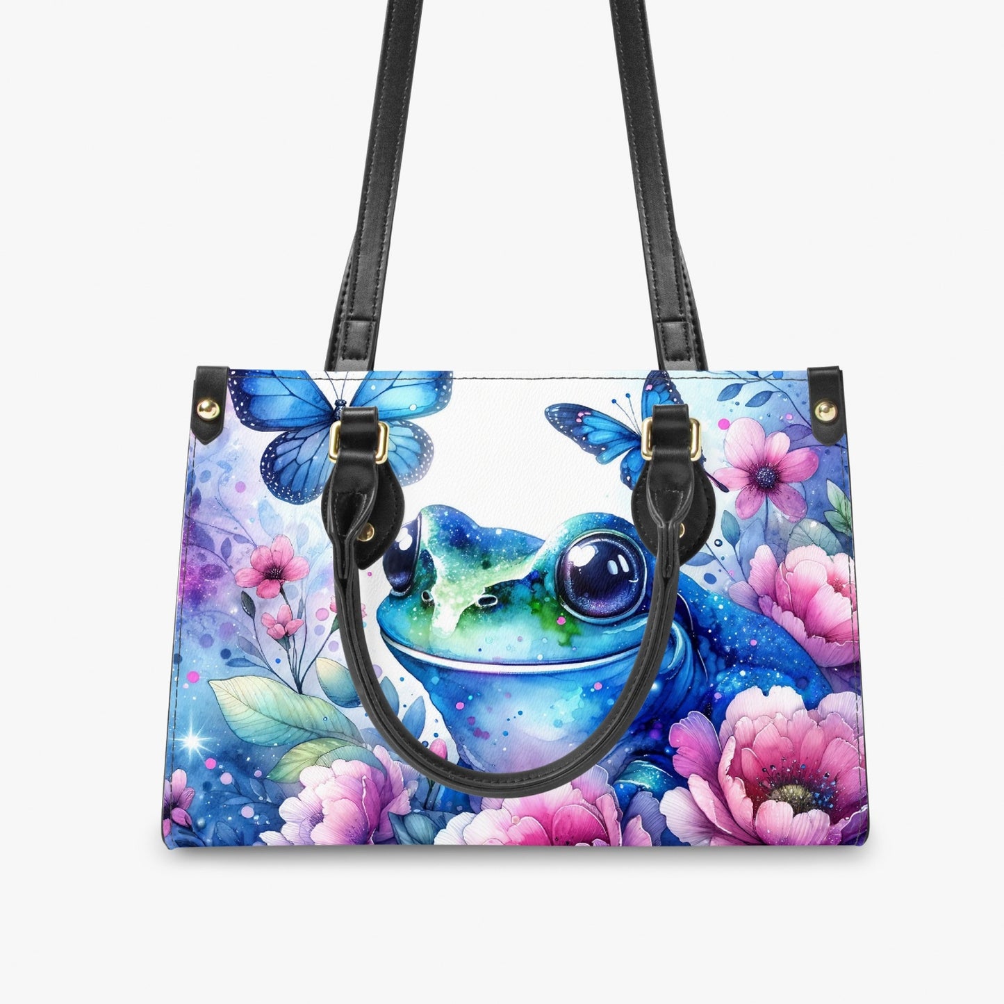 Women's Tote Bag - Long Strap - Frog