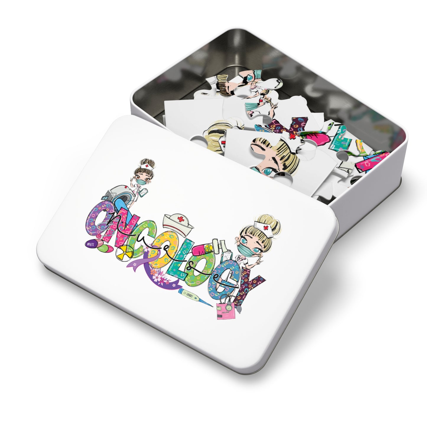 Jigsaw Puzzle, Oncology Nurse, Personalised/Non-Personalised (30, 110, 252, 500,1000-Piece)