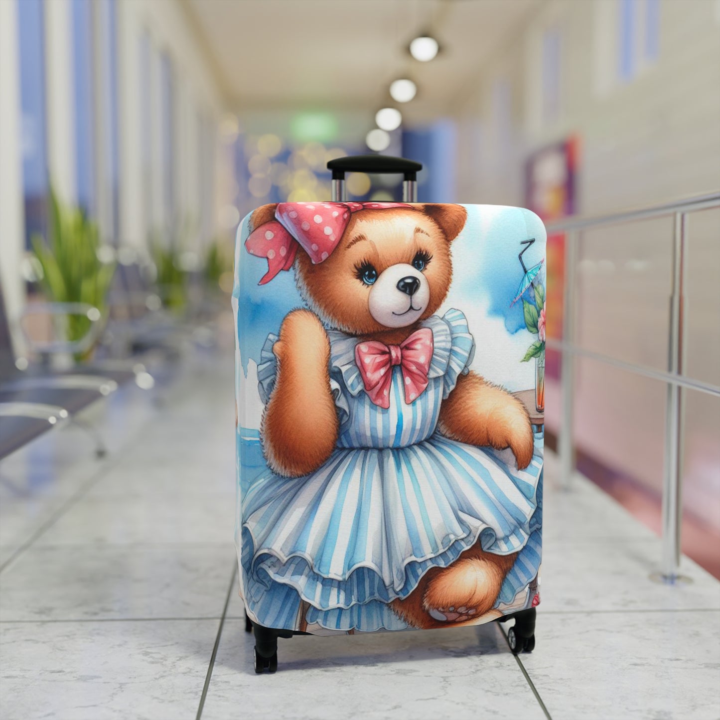 Luggage Cover, Teddy Bear, awd-3030