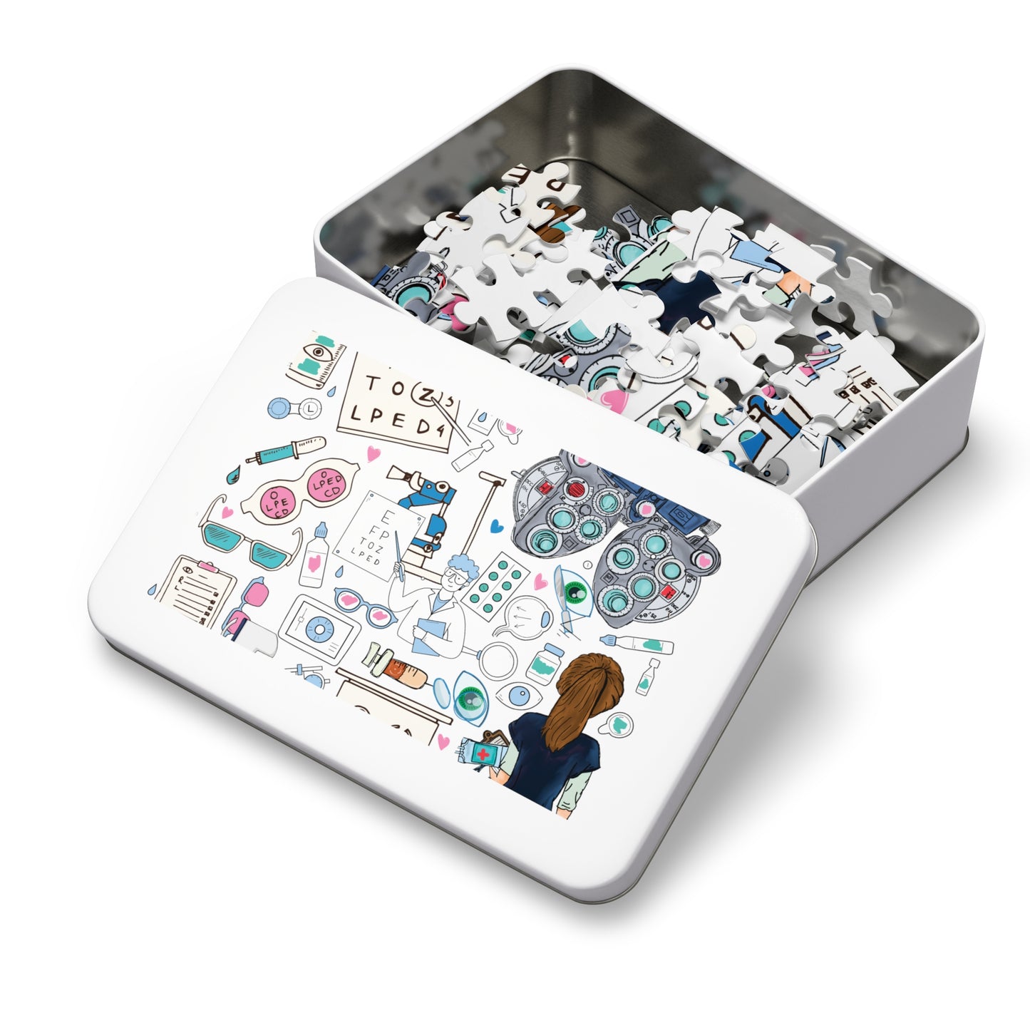 Jigsaw Puzzle, Optometrist, Personalised/Non-Personalised (30, 110, 252, 500,1000-Piece)