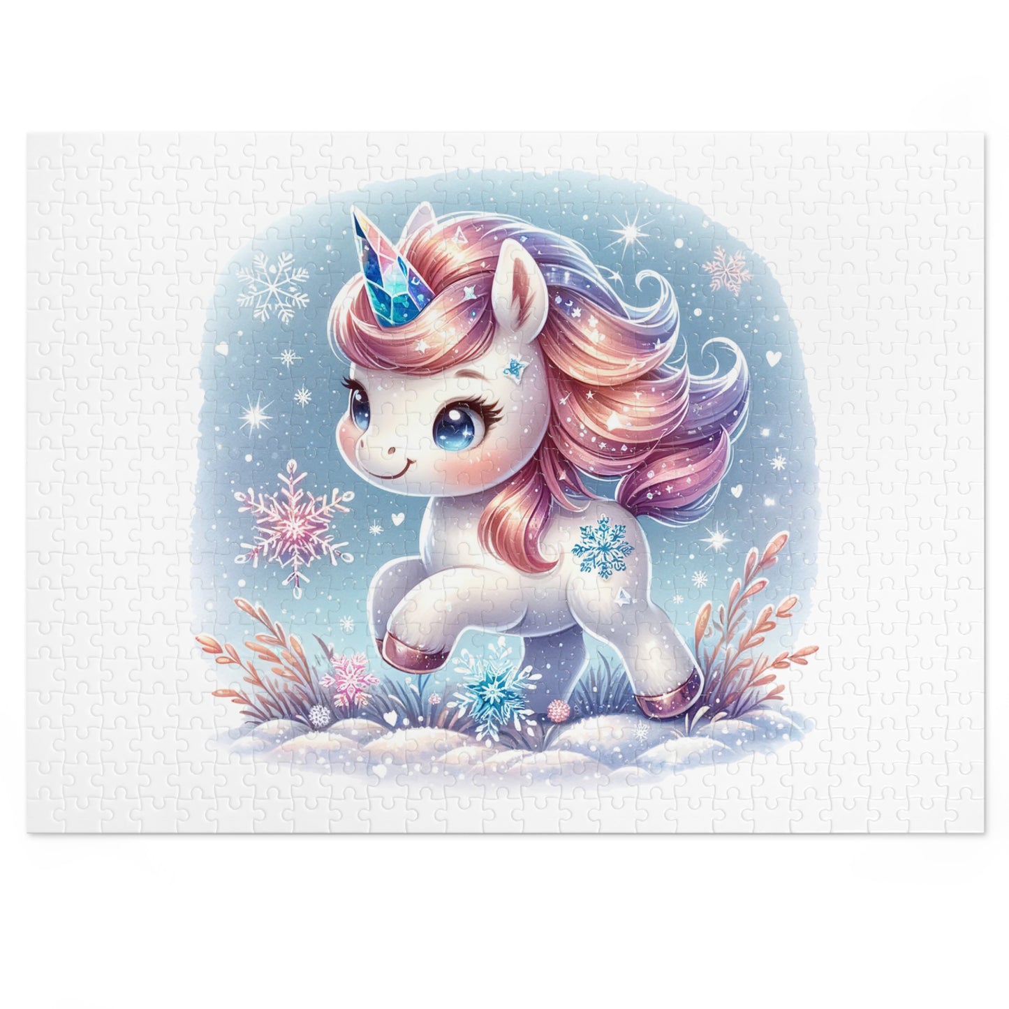 Jigsaw Puzzle, Unicorn, Personalised/Non-Personalised (30, 110, 252, 500,1000-Piece)