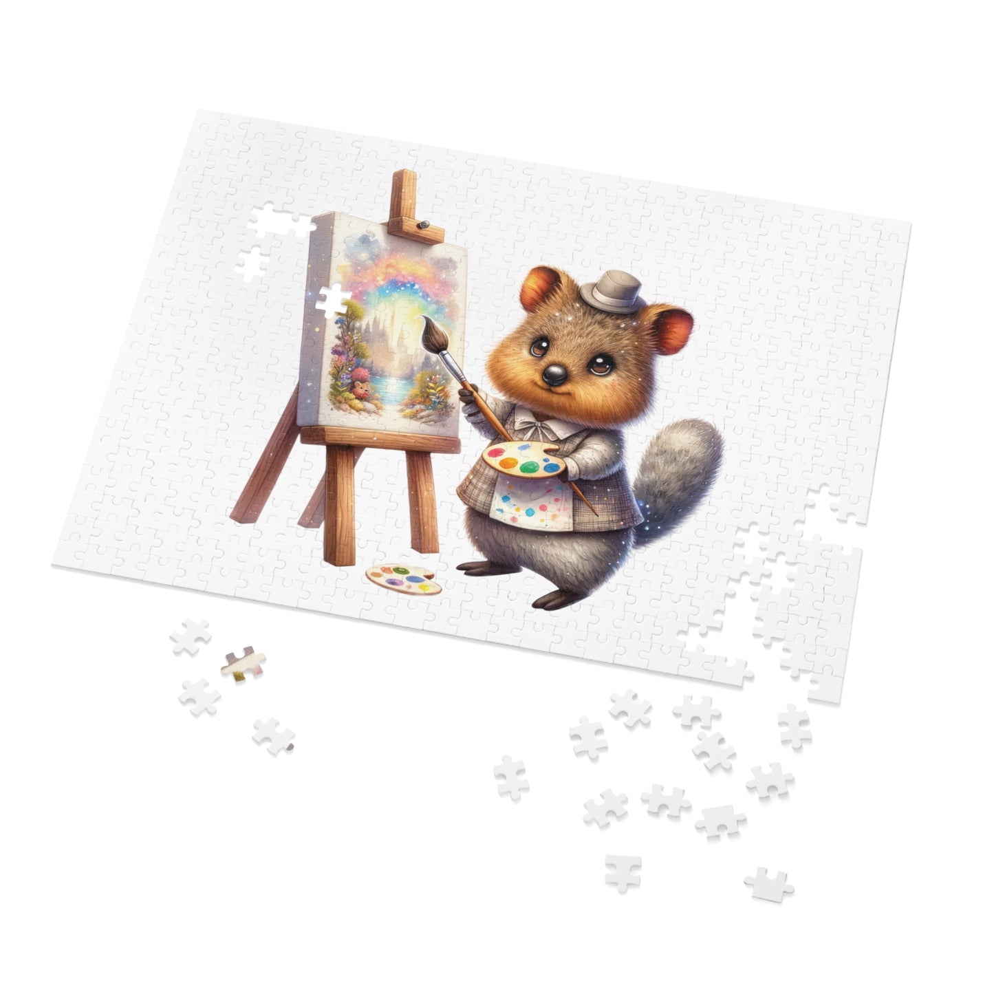 Jigsaw Puzzle in Tin, Australian Animals, Quokka, Personalised/Non-Personalised, awd-1328 (30, 110, 252, 500,1000-Piece)