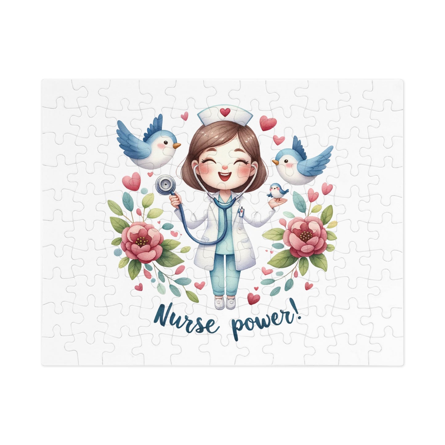 Jigsaw Puzzle, Nurse, Personalised/Non-Personalised (30, 110, 252, 500,1000-Piece)