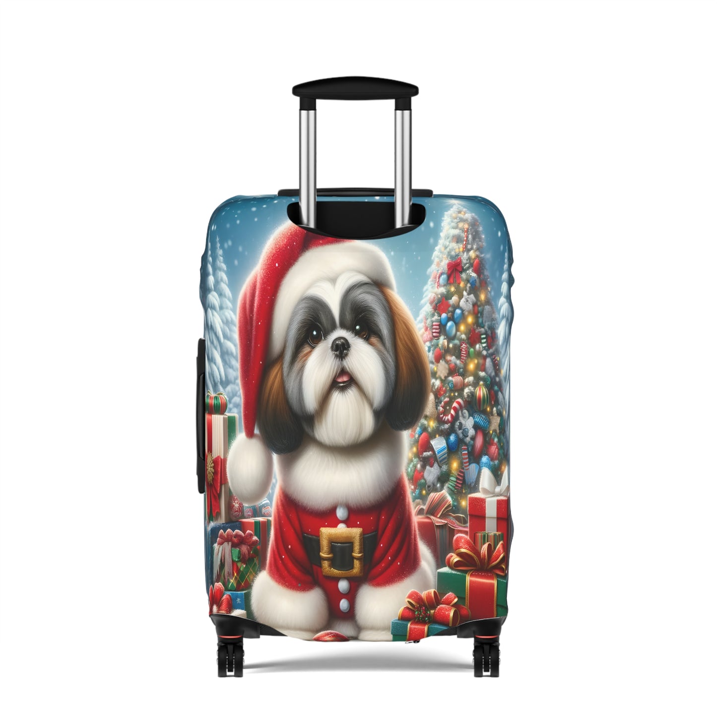 Luggage Cover, Christmas, Shiatzu, awd-002