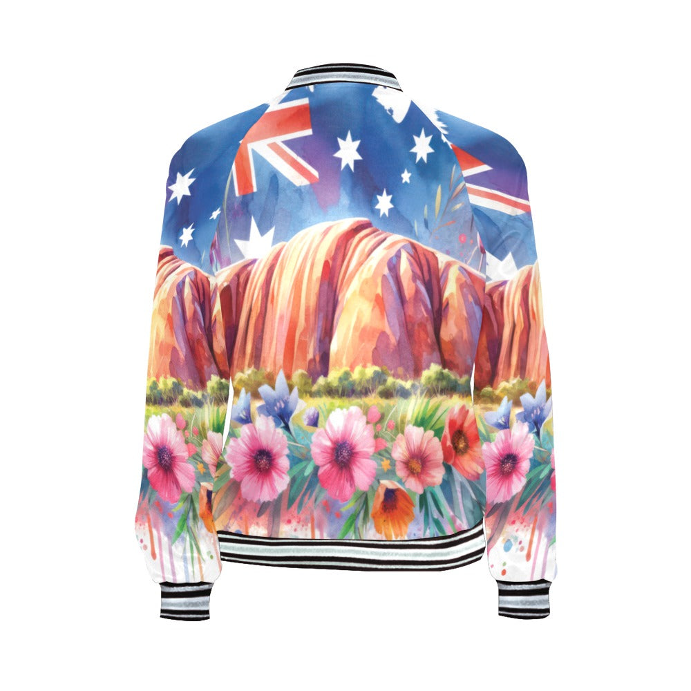 Uluru Ayers Rock awd1314 Bomber Jacket for Women