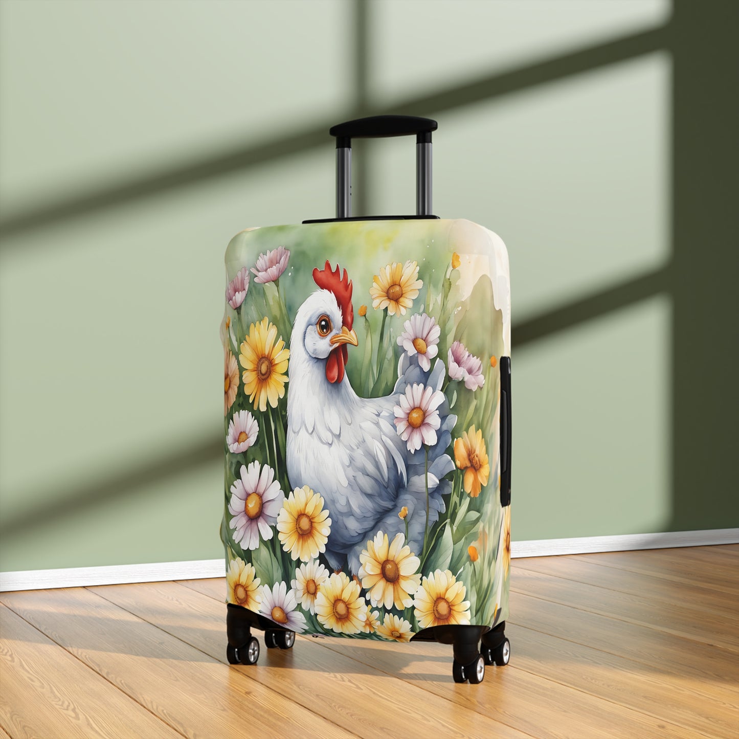 Luggage Cover, Chicken/Rooster, awd-302