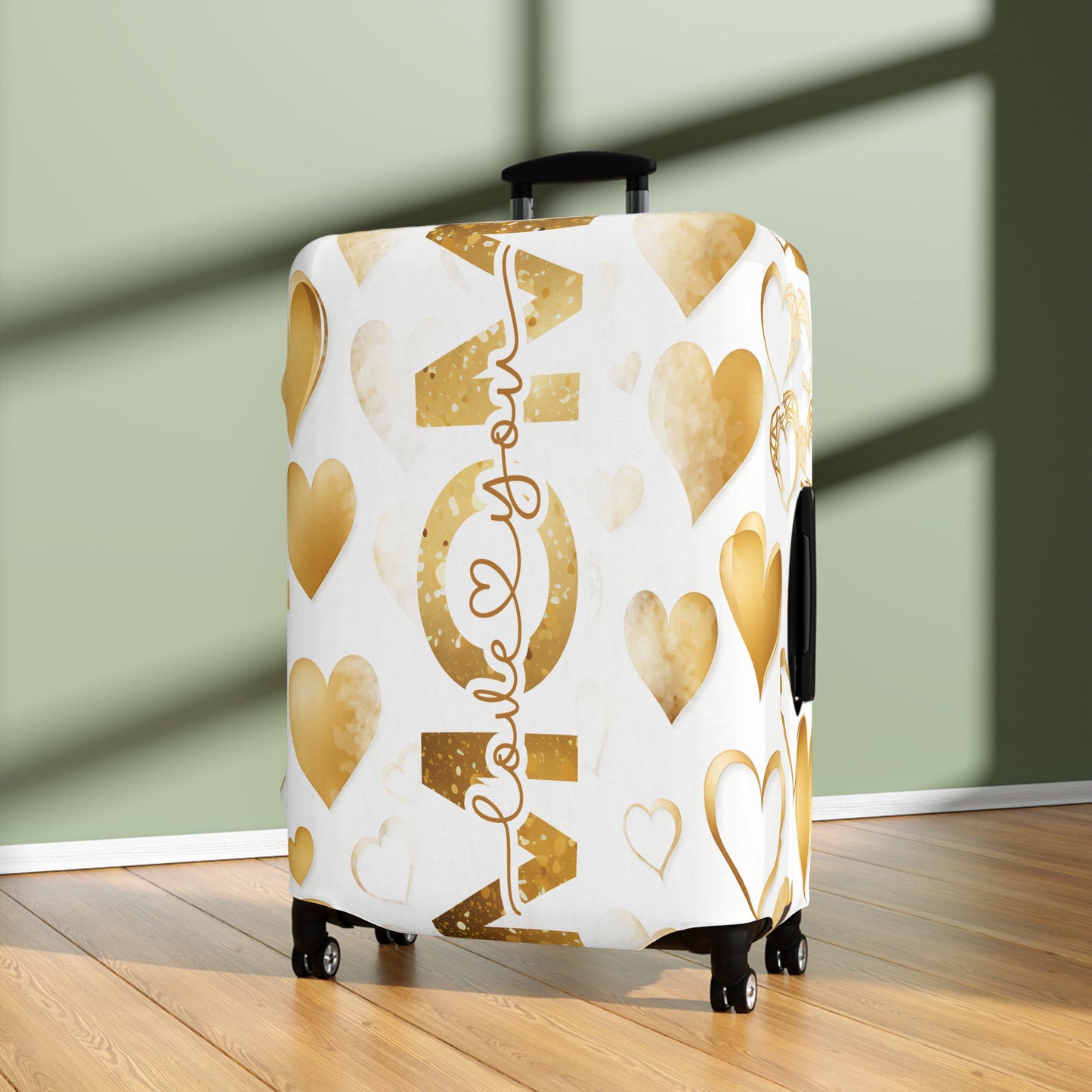 Luggage Cover, Mom, Hearts, awd-1442