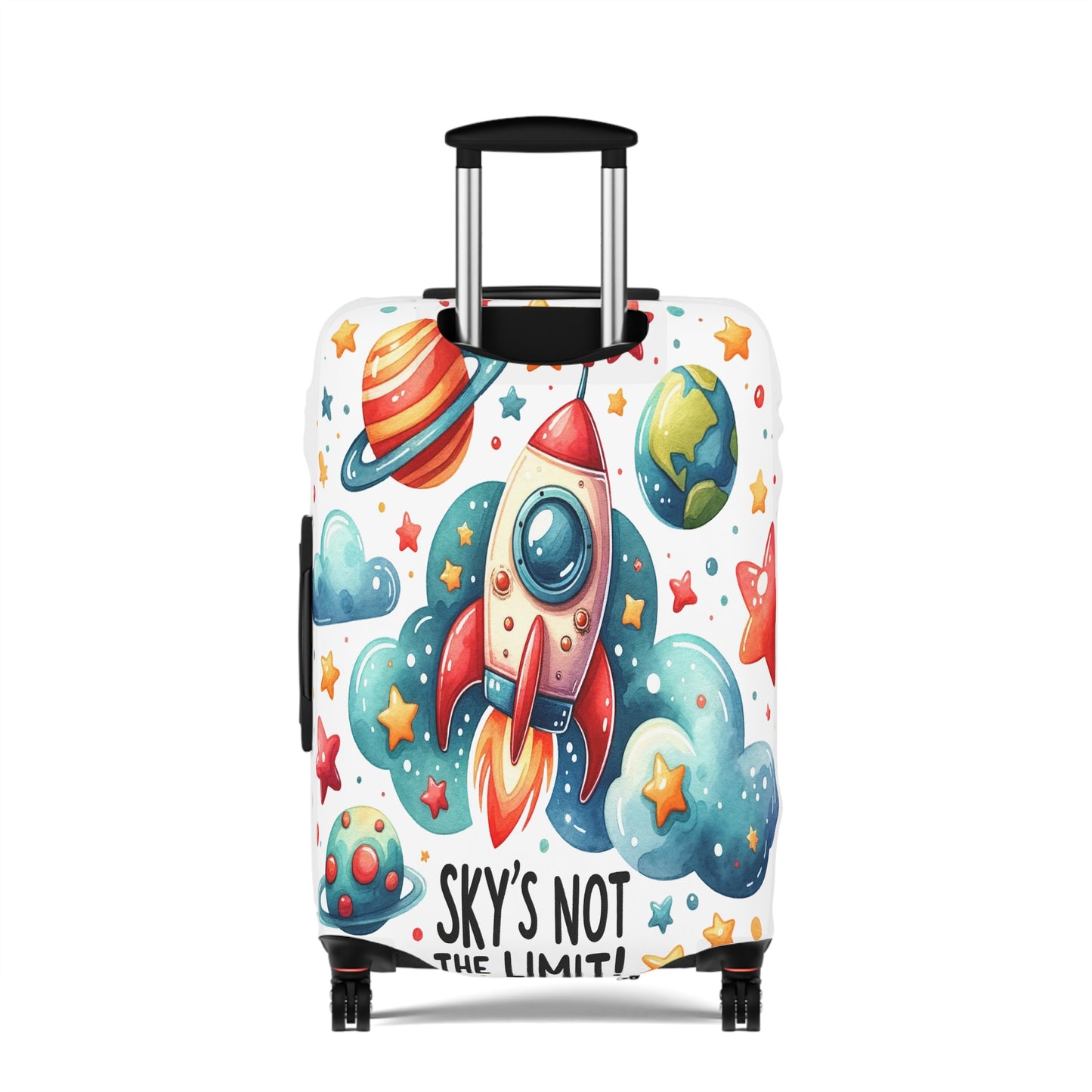 Luggage Cover, Rocket, Sky's not the Limit, awd-340