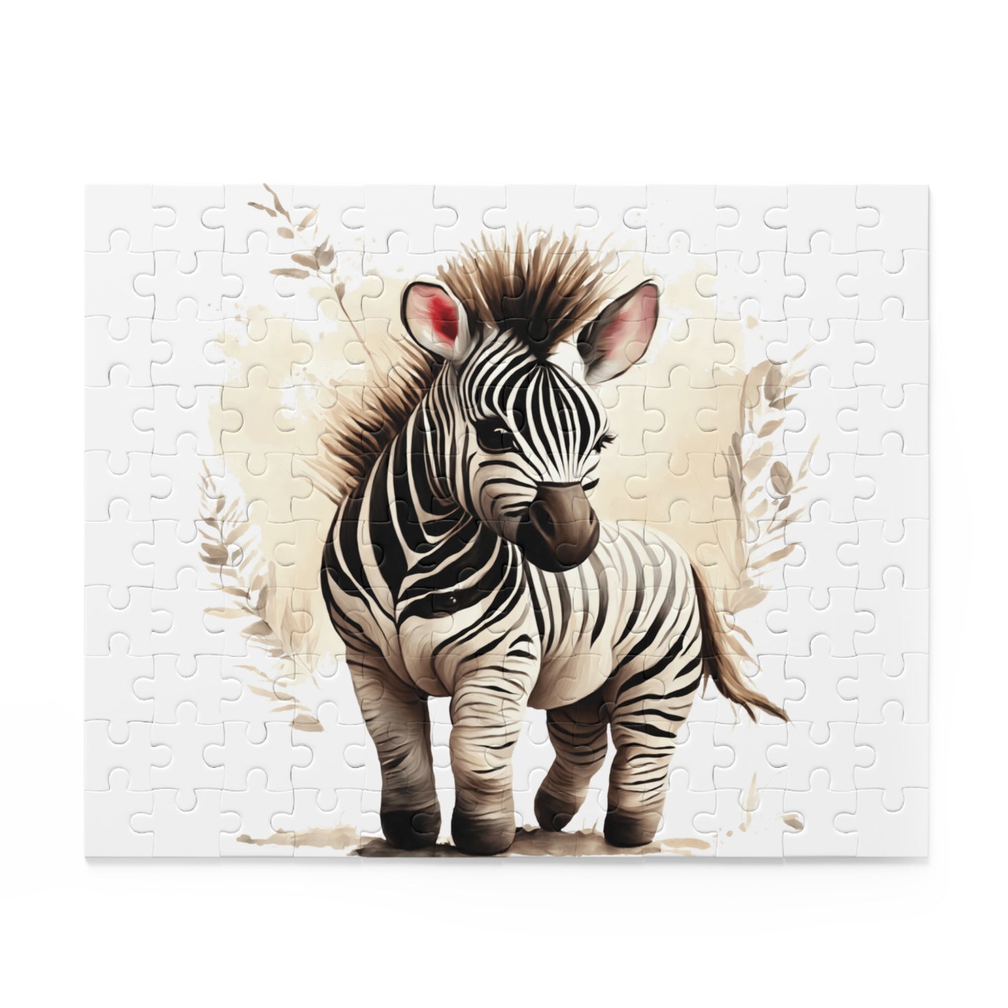 Personalised/Non-Personalised Puzzle, Zebra (120, 252, 500-Piece)