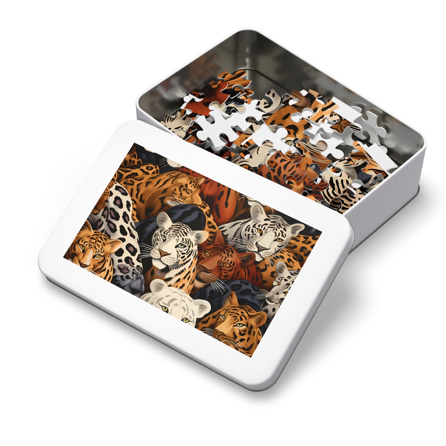 Jigsaw Puzzle, Leopard, Personalised/Non-Personalised (30, 110, 252, 500,1000-Piece)