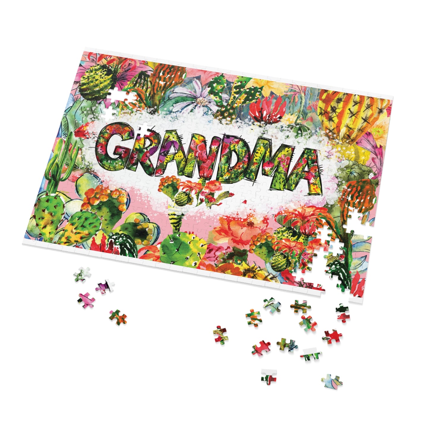 Jigsaw Puzzle, Grandma, Personalised/Non-Personalised (30, 110, 252, 500,1000-Piece)