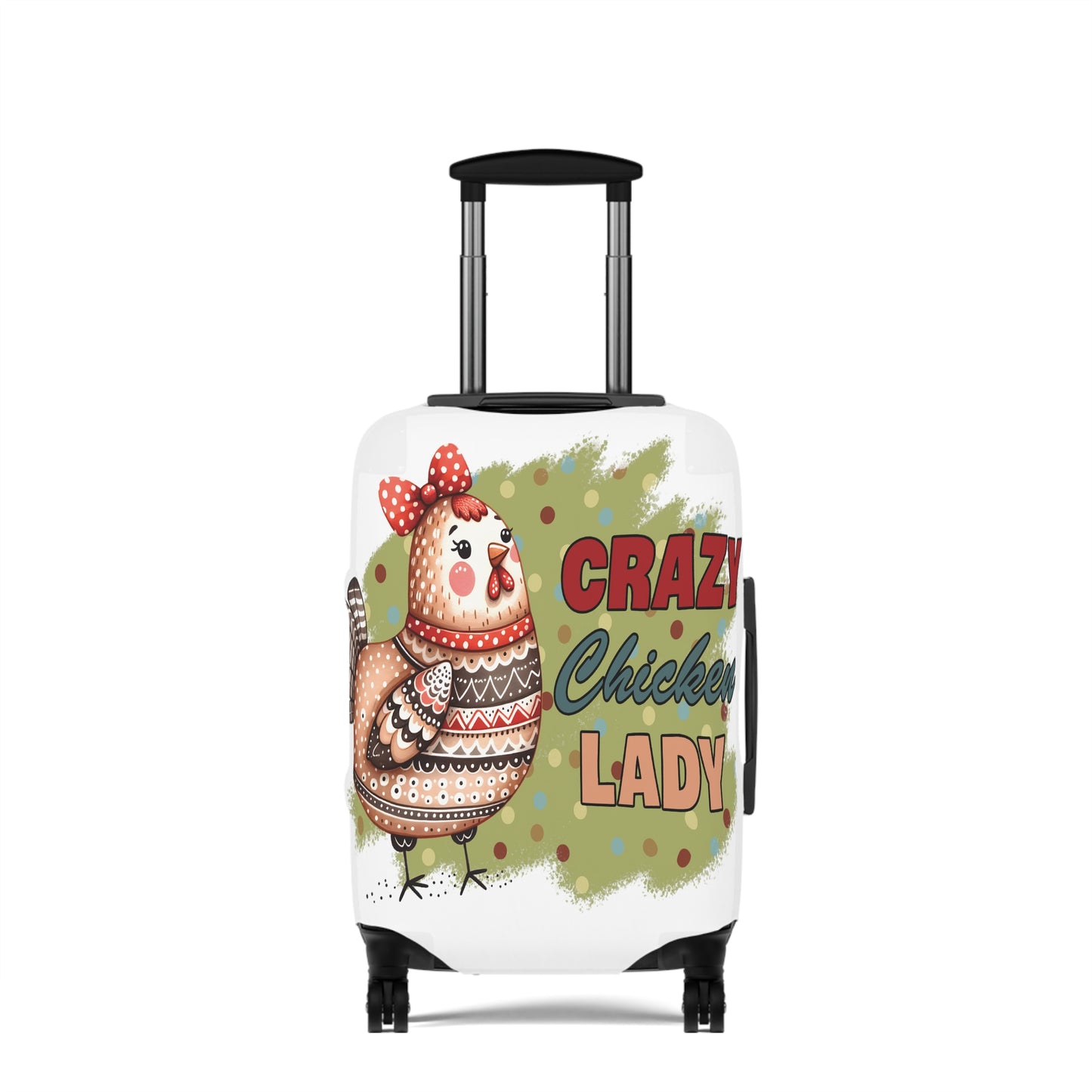 Luggage Cover, Chicken, Crazy Chicken Lady, awd-1265