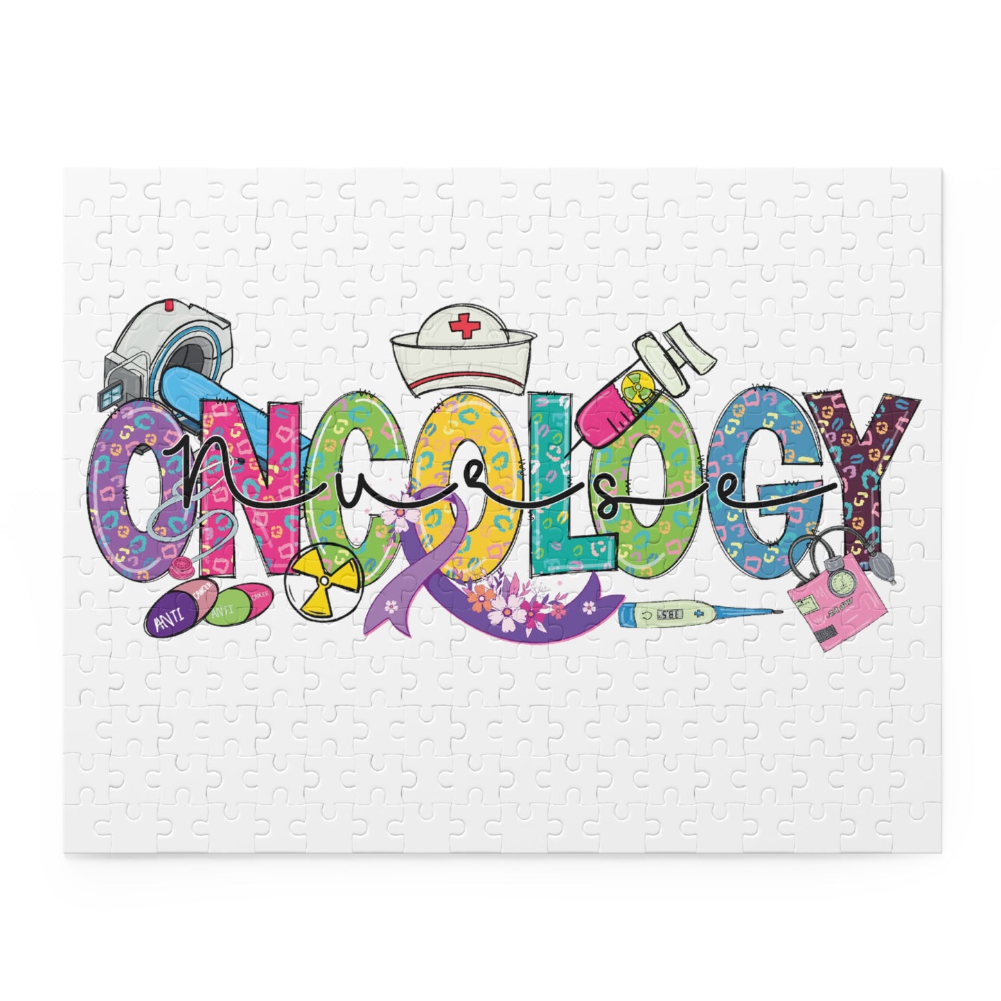 Personalised/Non-Personalised Puzzle, Oncology Nurse (120, 252, 500-Piece)