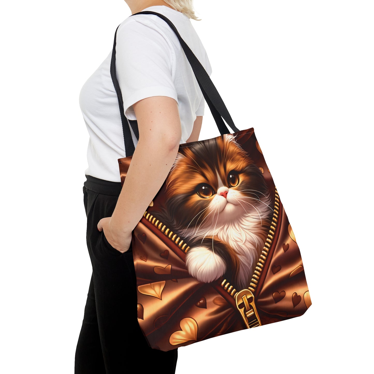 Tote Bag, Cat, Personalised/Non-Personalised Tote bag