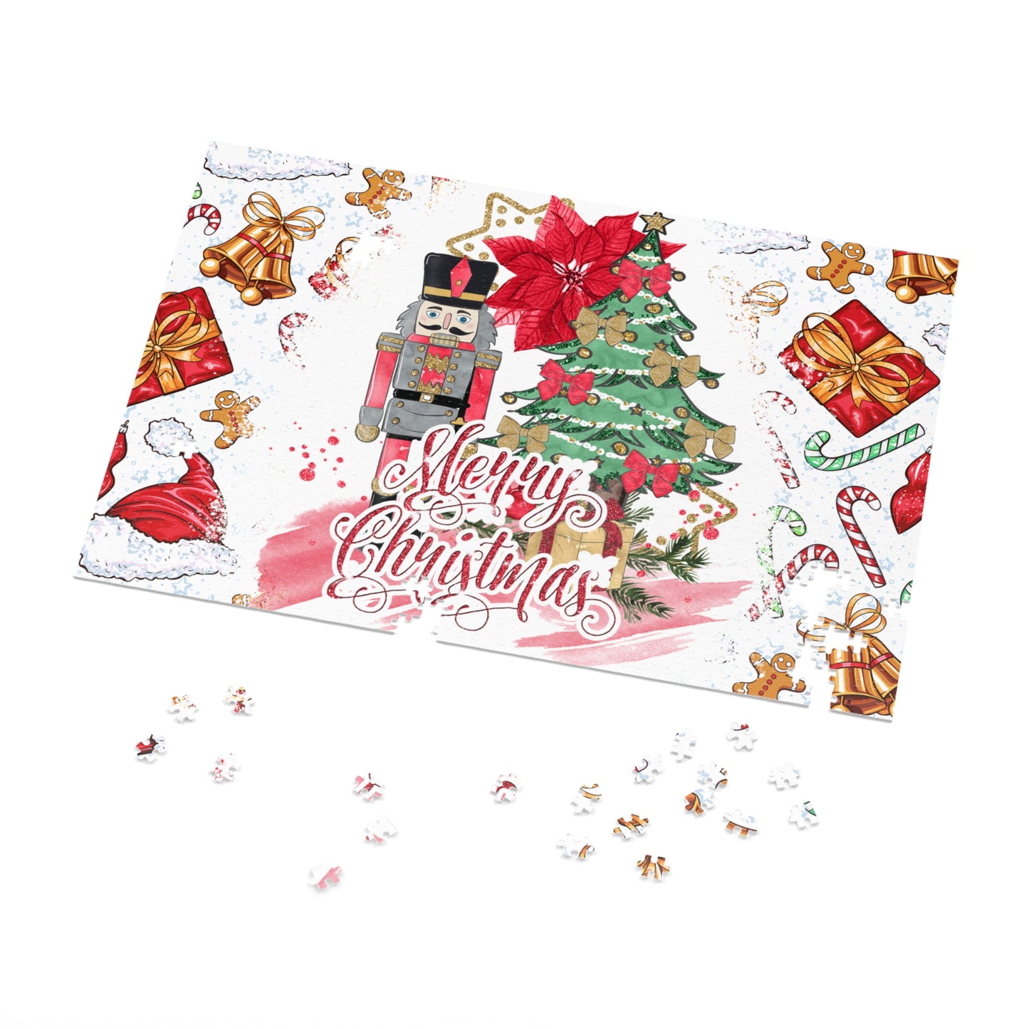 Puzzle, Christmas Nutcracker, Personalised/Non-Personalised (30, 110, 252, 500,1000-Piece)