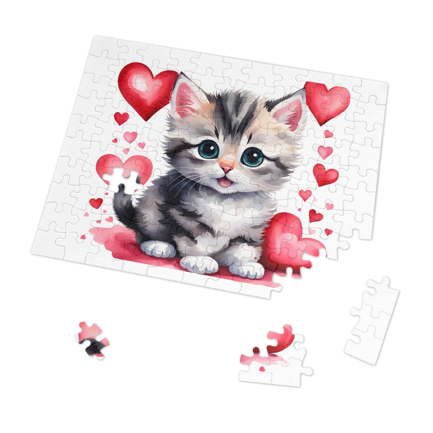 Jigsaw Puzzle, Cat, Personalised/Non-Personalised (30, 110, 252, 500,1000-Piece)