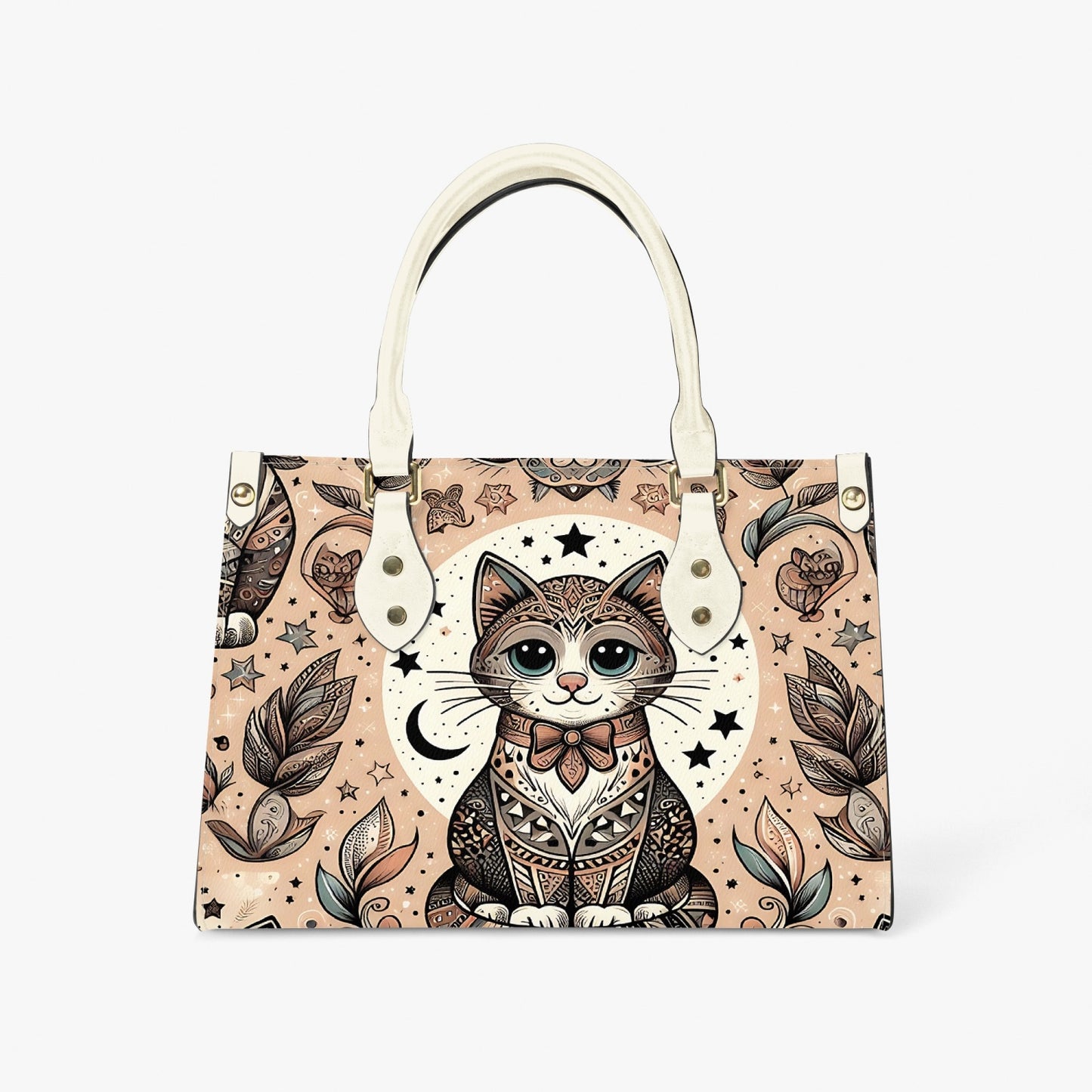 Women's Tote Bag - Long Strap - Cat